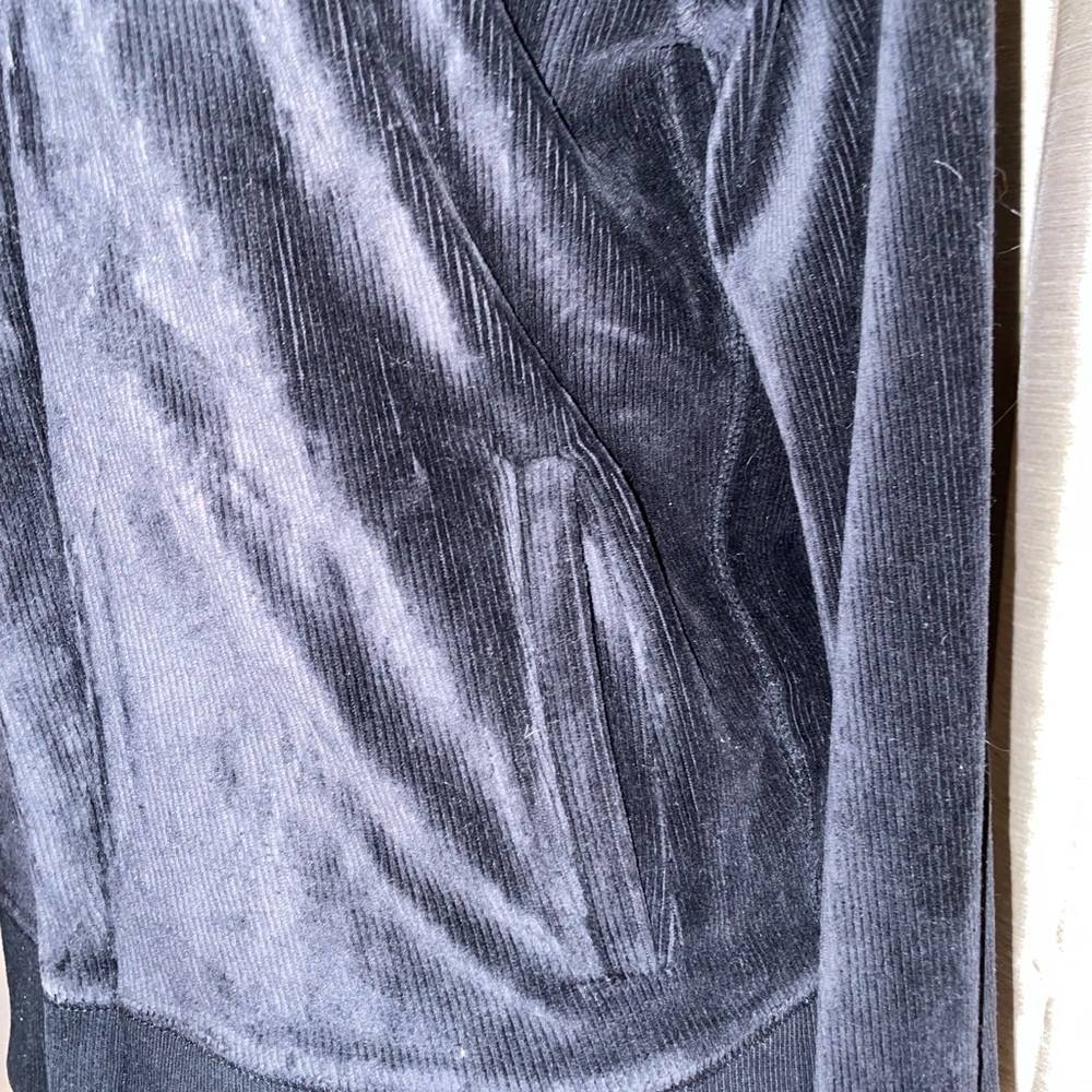 Black Corduroy zip-up hoodie from Saks fifth Avenue